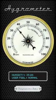 Hygrometer - Relative Humidity screenshot 1