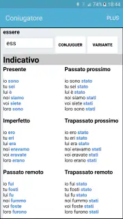 Il Coniugatore screenshot 1