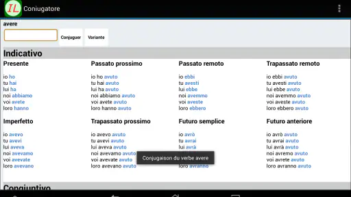 Il Coniugatore screenshot 4