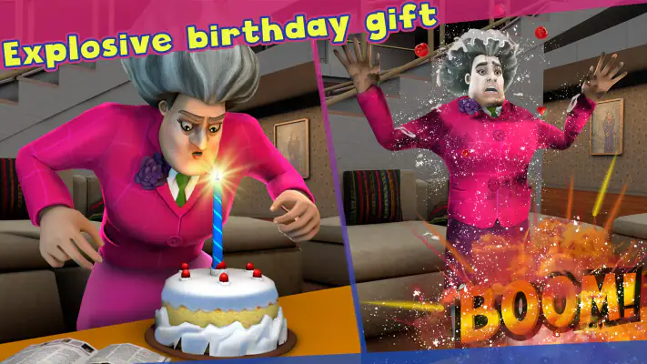 Insegnante spaventoso 3D screenshot 1