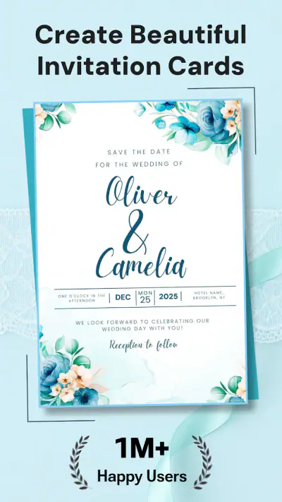 Invitation Maker & Event RSVP screenshot 1