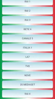 Italia TV Diretta - Canali TV screenshot 1