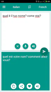 Italiano-Francese Traduttore screenshot 1