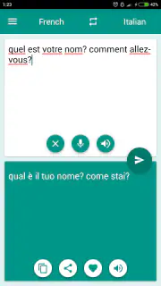 Italiano-Francese Traduttore screenshot 2