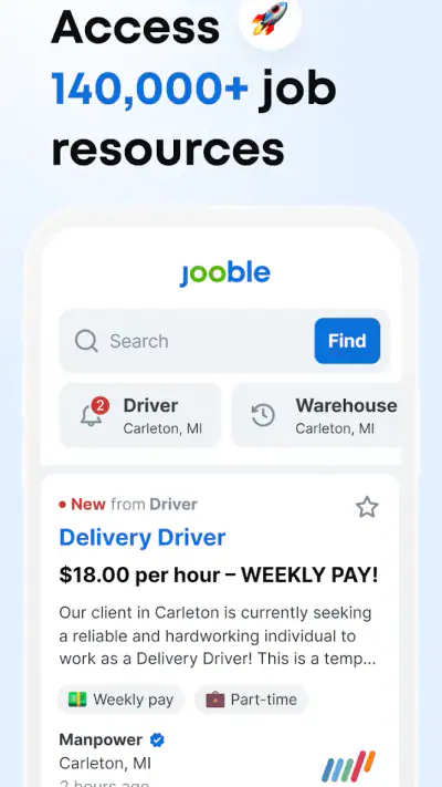 Jooble – Offerte di lavoro screenshot 1