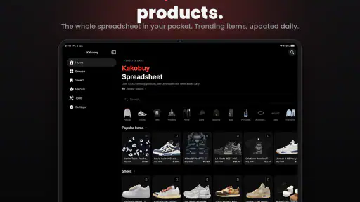 Kakobuy Sheets screenshot 7