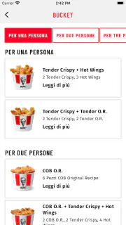 KFC Italia screenshot 7