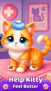 Kitty Cat Daycare Salon Games screenshot 2