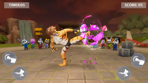 Kung Fu Animal: Fighting Games screenshot 5