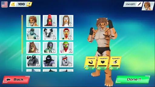 Kung Fu Animal: Fighting Games screenshot 7