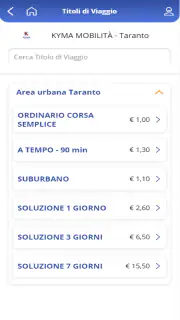 KYMA Mobilità screenshot 2