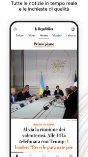 la Repubblica - news online screenshot 2