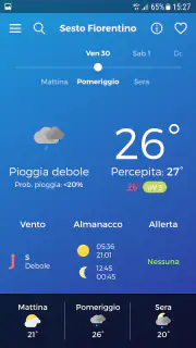LaMMA Meteo screenshot 2