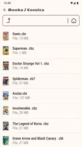 Lettore di fumetti (cbz/cbr) screenshot 5