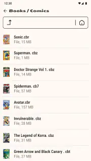 Lettore di fumetti (cbz/cbr) screenshot 5