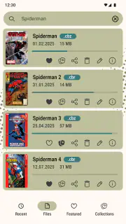 Lettore di fumetti (cbz/cbr) screenshot 7