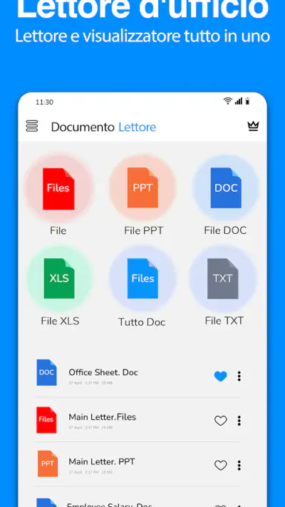 Lettore di tutti i documenti: screenshot 1