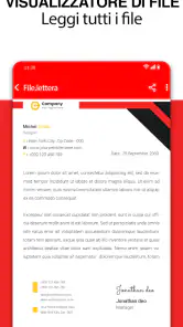 Lettore di tutti i documenti: screenshot 2