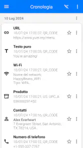 Lettore QR code screenshot 6