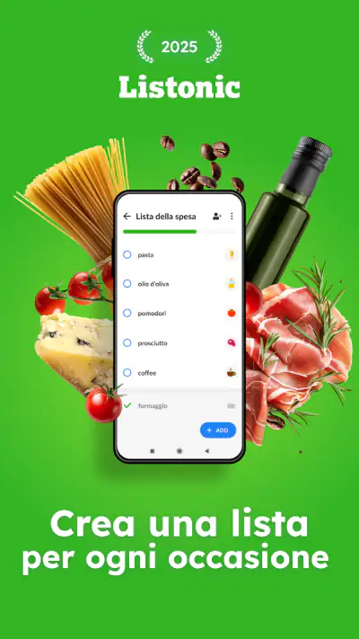 Lista della spesa - Listonic screenshot 1