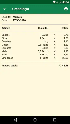 Lista della spesa - SoftList screenshot