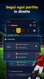 Live Score: Football Match screenshot 1