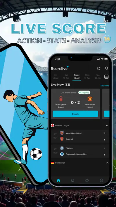 LiveScore – Live Match & Stats screenshot 1