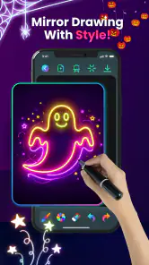 Magic Doodle: Glow Art Drawing screenshot 4
