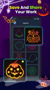 Magic Doodle: Glow Art Drawing screenshot 5