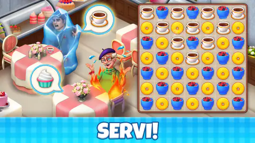 Manor Café: Giochi di match 3 screenshot 5