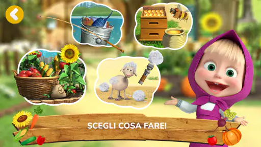 Masha e Orso: Giochi Fattoria screenshot 2