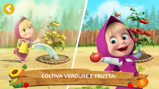 Masha e Orso: Giochi Fattoria screenshot 3