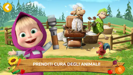 Masha e Orso: Giochi Fattoria screenshot 4