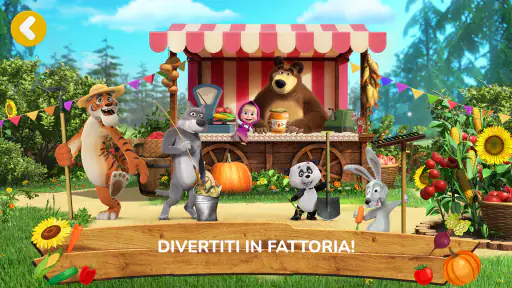 Masha e Orso: Giochi Fattoria screenshot 7