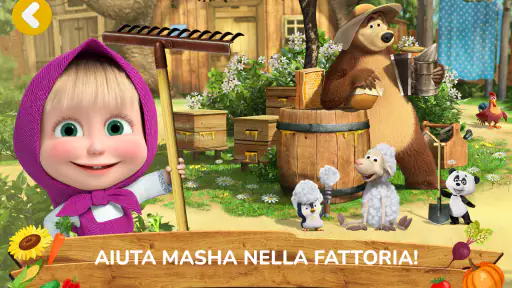Masha e Orso: Giochi Fattoria screenshot 8