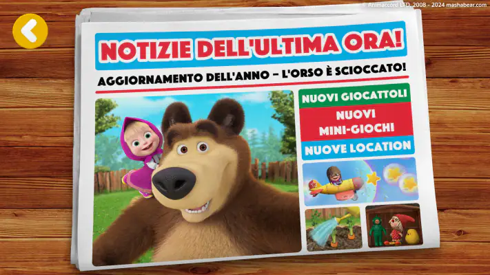 Masha e Orso Tamagotchi Giochi screenshot 1