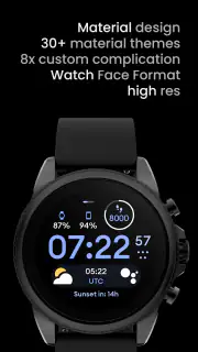 Material 4: Watch face screenshot 2