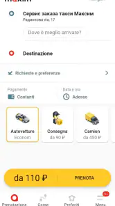 maxim — order a taxi & food screenshot 8
