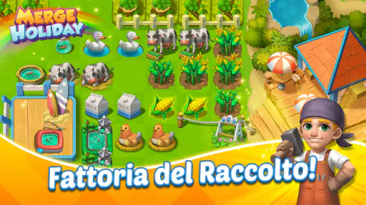 Merge Holiday: Garden & Pet screenshot 3