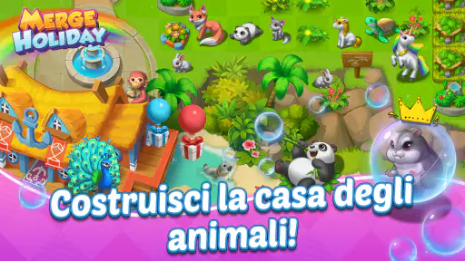 Merge Holiday: Garden & Pet screenshot 5