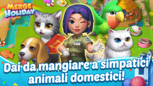 Merge Holiday: Garden & Pet screenshot 7