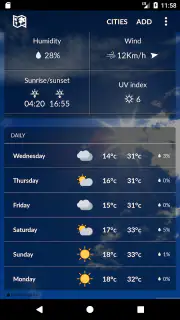 Meteo Albania screenshot 2