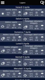 Meteo svizzero screenshot 6