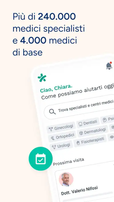 MioDottore: Prenota una visita screenshot 1