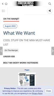 Motocross Action Magazine screenshot 6
