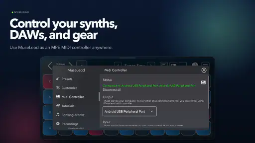 MuseLead Synthesizer screenshot 3