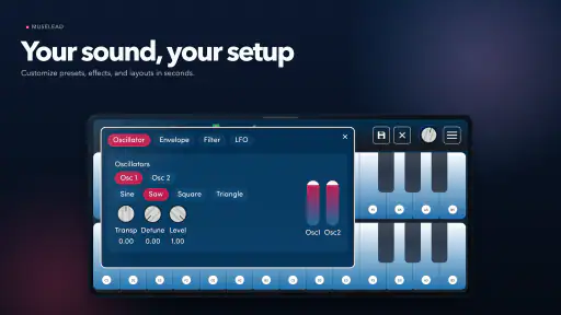 MuseLead Synthesizer screenshot 4