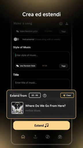 Music AI - Crea una canzone screenshot