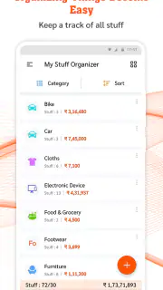 My Stuff Organizer screenshot 1