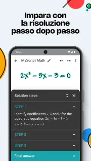 MyScript Math: calcola,traccia screenshot 2